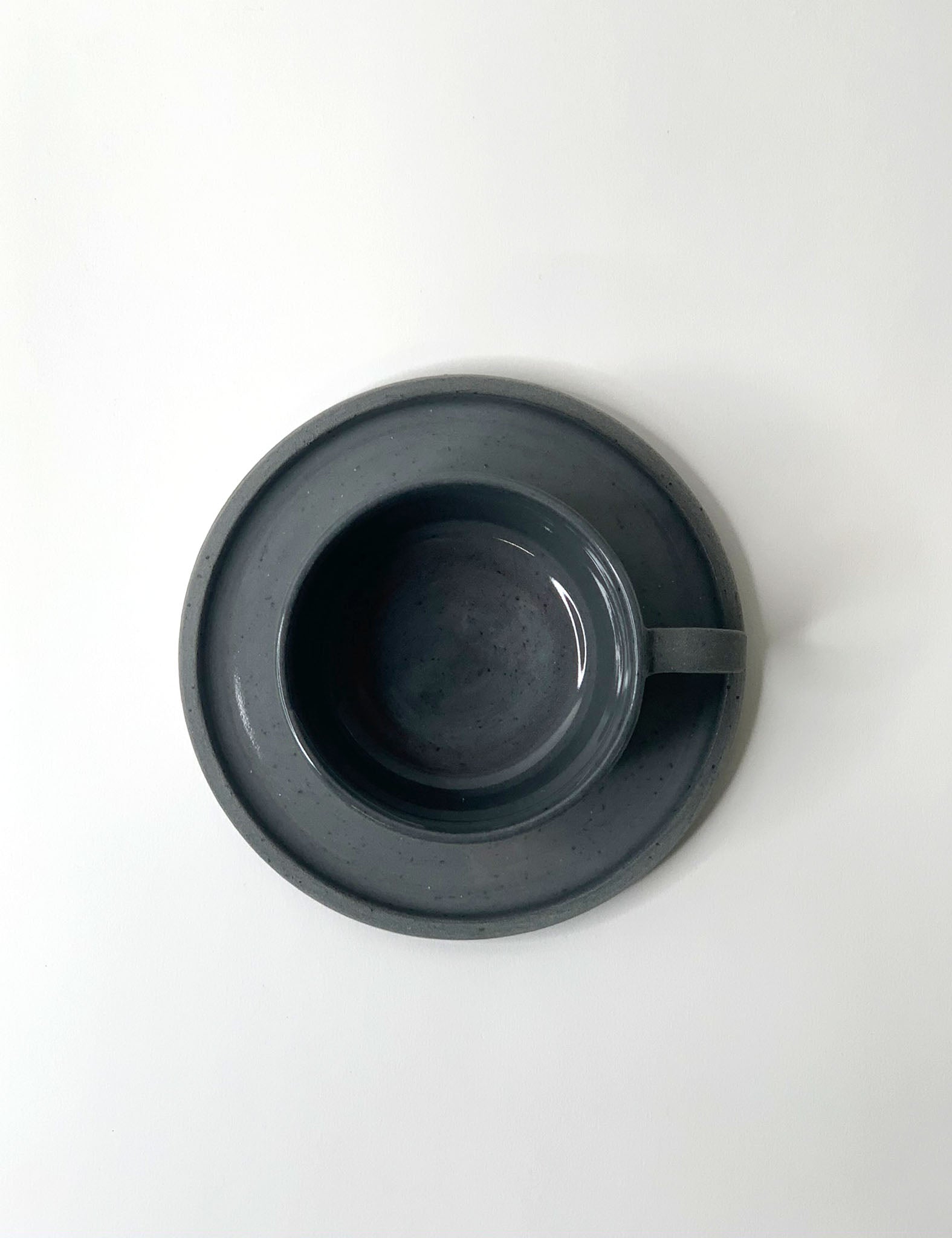 GREY CUP & SAUCER SET