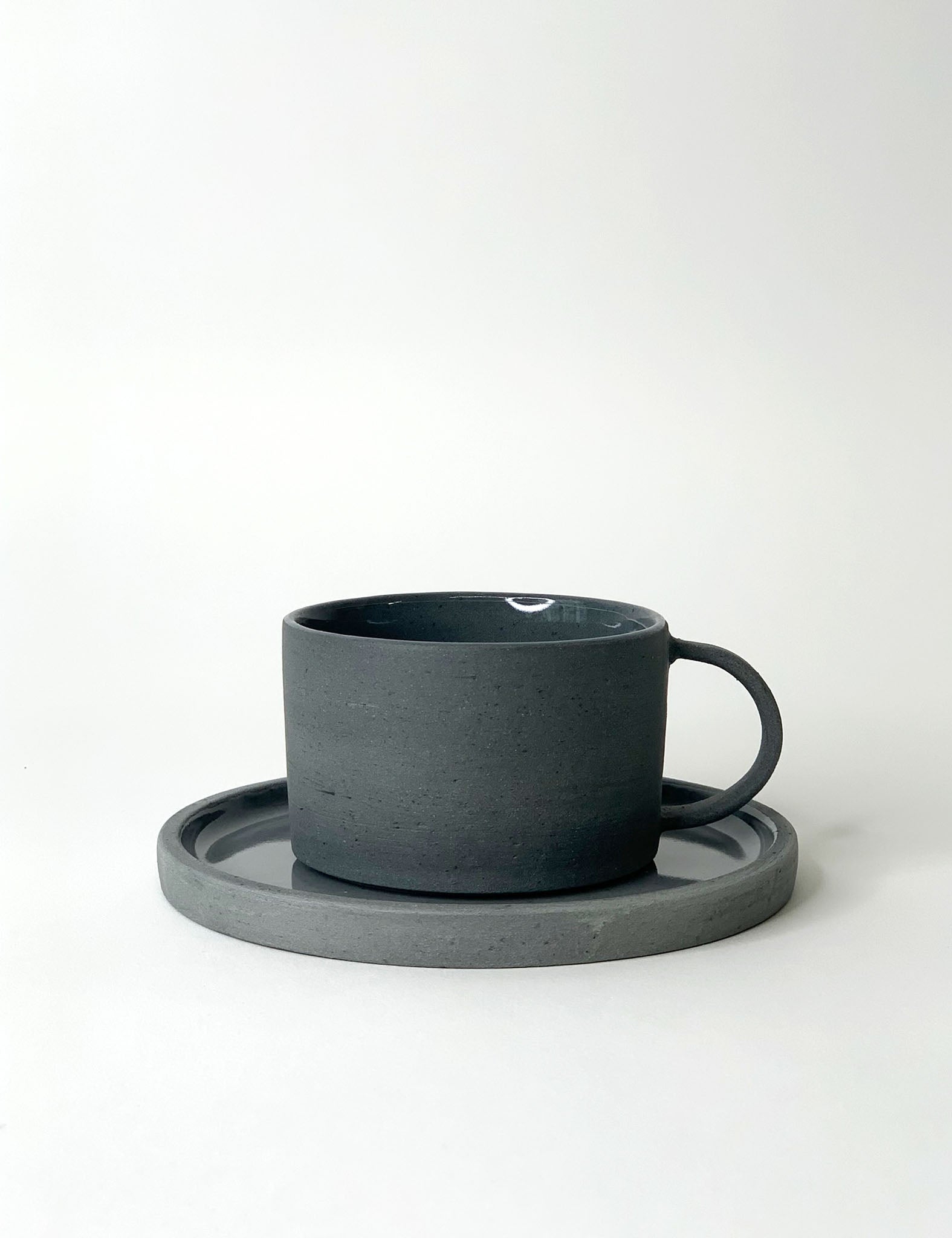 GREY CUP & SAUCER SET