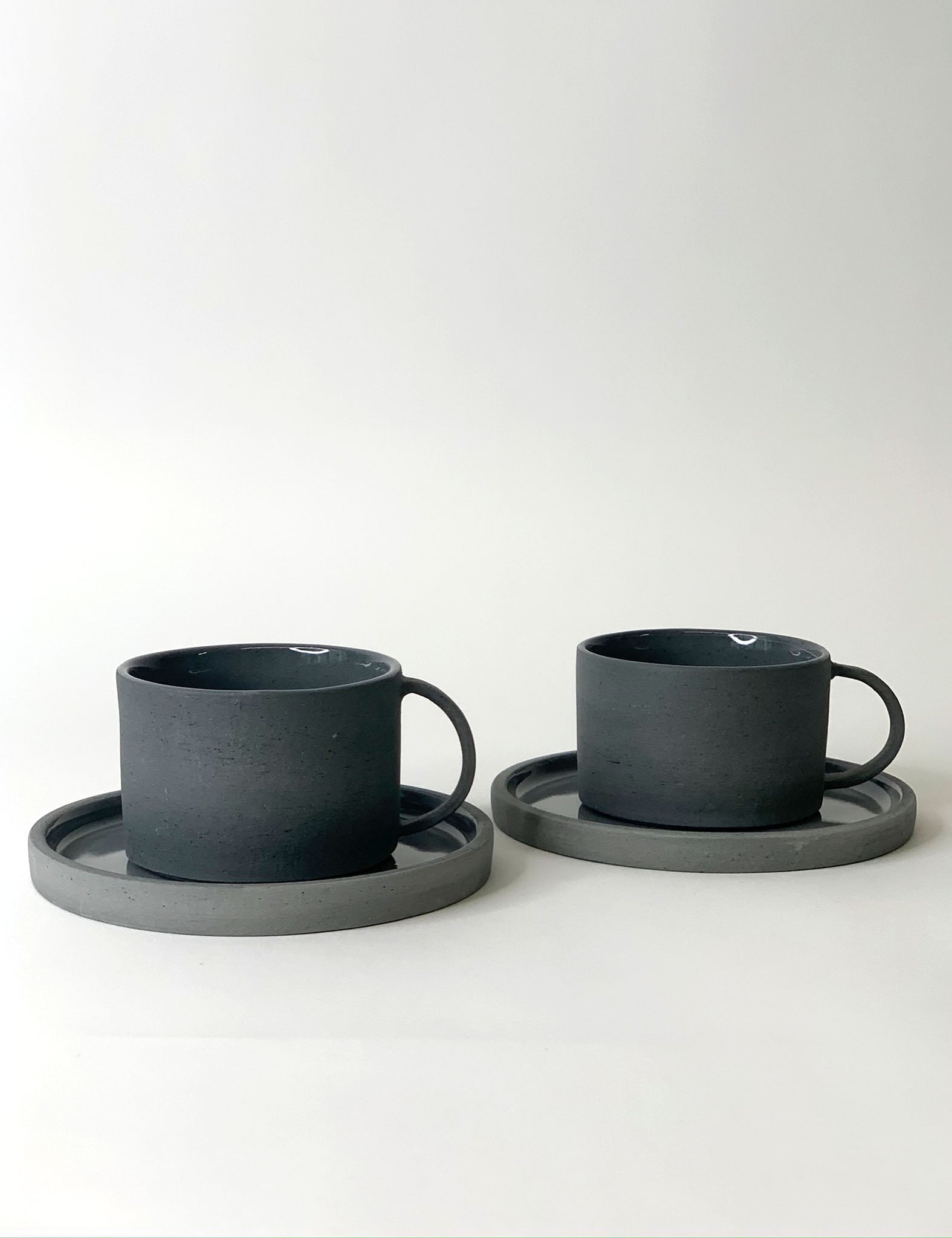 GREY CUP & SAUCER SET